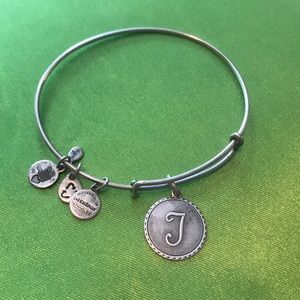 ALEX AND ANI “T” SILVER BRACELET